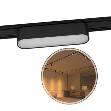 Imagem de Módulo LED Difusor kay Magnético 6W Br. Quente p/ Trilho 6555 Nordecor