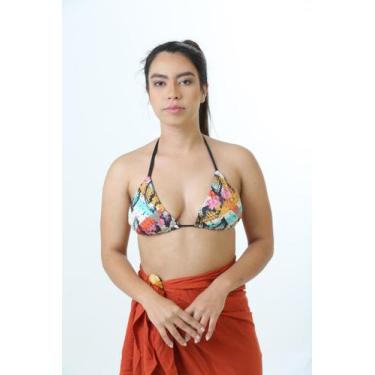 Imagem de Cortininha Estampado Xadrez Colors - Mariazinha da Praia, GG