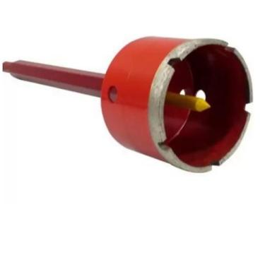 Imagem de Serra Copo Diamantada p/ Perfurar Porcelanato, Parede, Piso, Concreto,