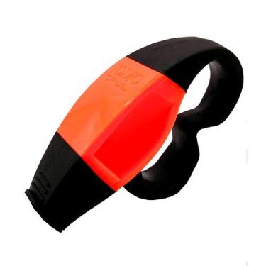 Imagem de Apito Futebol Fox 40 Caul Dedal Prot. Silicone 110 Dcb, Laranja