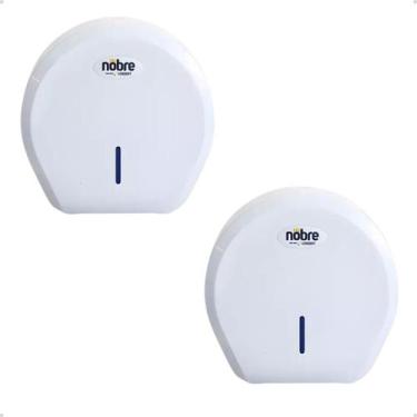 Imagem de Kit 2 Dispenser Suporte Porta Papel Higienico Rolao - Nobre, Rolao