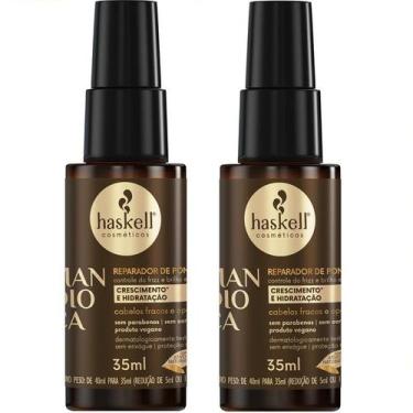 Imagem de Kit 2 Reparador de Pontas Haskell Mandioca 35ML