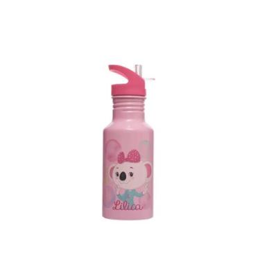 Imagem de Garrafa Squeeze Alumini Lilica Ripilica Bubble Rosa Original, Rosa