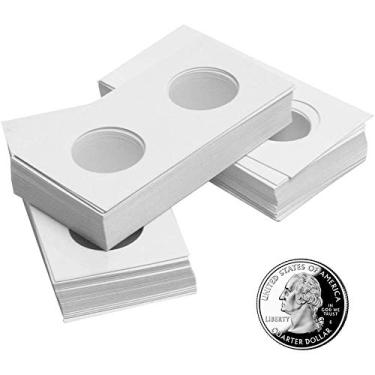 Imagem de Porta-cartões para dólares, euros, centavos - 90 peças 27,5 mm / 1,08 polegadas para dólares americanos, 2 centavos do Reino Unido, 2 euros, 50 centavos CA, 1 dólar CA CS31275