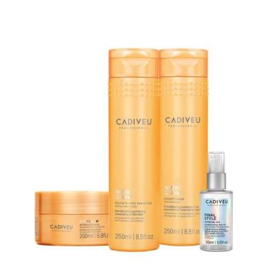 Imagem de Kit Cadiveu Professional Nutri Glow Home Care e Final Style Oil (4 pro