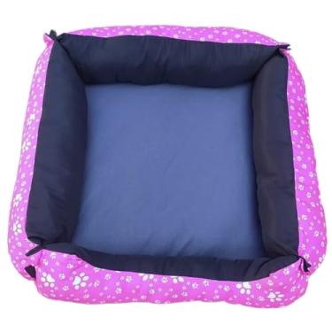 Imagem de Cama Pet Para Cachorro Ou Gato Pequeno E Médio Porte Ipermeavel e Lavável (PATINHA BRANCA)