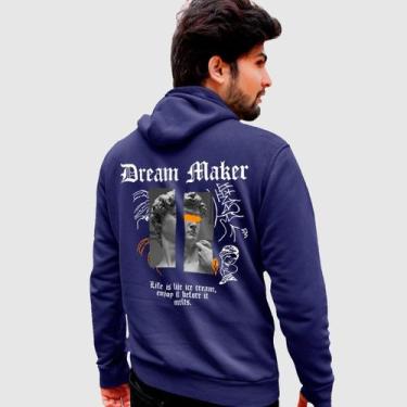 Imagem de Blusa Moletom Genuine Grit Masculina Estampada Algodão 30.1 Dream Make