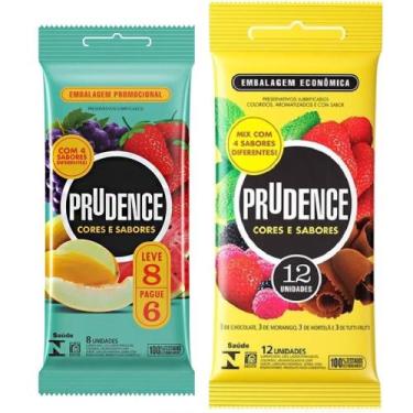 Imagem de 20 Preservativos Prudence Cores E Sabores Salada De Frutas