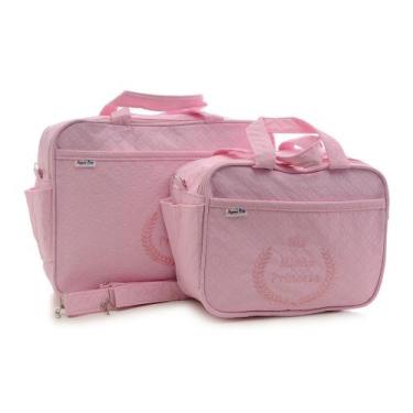 Imagem de Kit Bolsa Bebe Para Maternidade Menino/menina - Rizzicomercio, Rosa Be