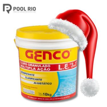 Imagem de Balde Genco Cloro Granulado P/Piscina 3x1 - 10 kg