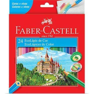 Imagem de Lapis De Colorir 24 Cores Eco Lapis Faber Castell