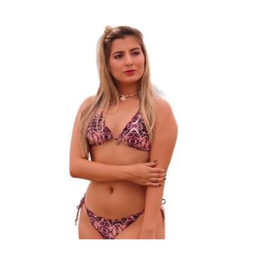 Imagem de Biquíni Cortininha Mandala Calcinha Levanta Bumbum " - Missatti, Roxo,