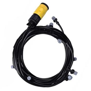 Imagem de Mangueira Climatizadora Nevoa Kit Sistema Irrigacao Jardim Quintal Gra