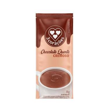 Imagem de Chocolate Quente Cremoso 3 Corações 30 Sachês 20g Cada