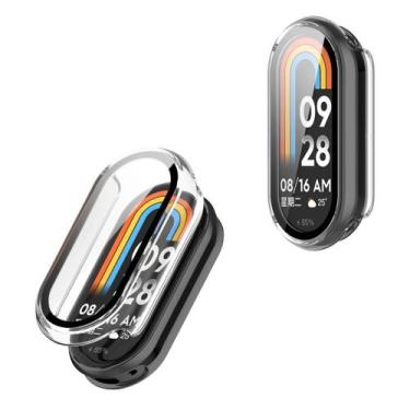 Imagem de Capa Acrilico Com Vidro Compatível Com Smart Band 9 - Tech King