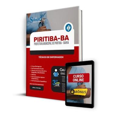 Imagem de Apostila Prefeitura de Piritiba - BA 2024 - Técnico de Enfermagem