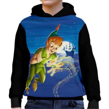 Imagem de Moletom Peter Pan Infantil Pirata UNISSEX Blusa canguru - Alemark, 6