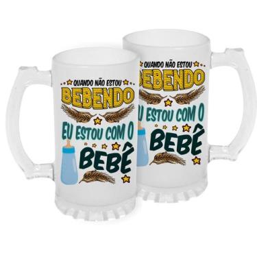 Imagem de 1 Caneca Chopp , Vidro Jateado 475 ML - Innovari