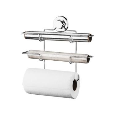 Imagem de Porta papel toalha alumínio PVC Future fixação por Ventosa 4018