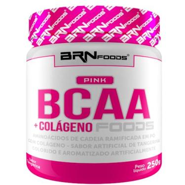 Imagem de Pink BCAA + Colágeno Foods Tangerina 250g - BRN Foods