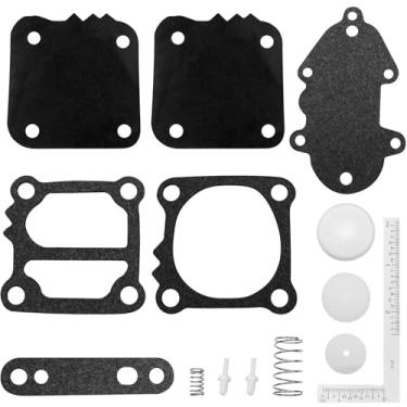 Imagem de HUQUZN Kit de diafragma de bomba de combustível adequado para Mercury Mariner Quicksilver 35 40 45 50 55 60 65 75 80 90 100 115 125 135 150 175 200 275 HP Sierra 18-7817 Substituir 21-855 7005AA. 1
