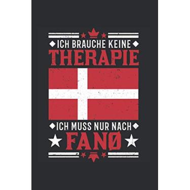 Imagem de Fanø Notizbuch: Dänemark Therapie Urlaub Fanö Reise Geschenk / 6x9 Zoll / 120 karierte Seiten Seiten