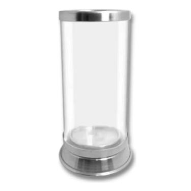 Imagem de Copo Suporte Porta Vela 7 Dias Castical Vidro Antichamas