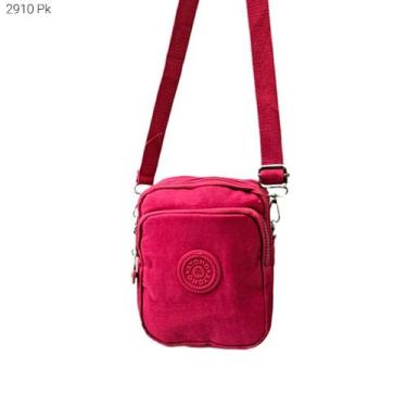 Imagem de Bolsa Feminina Transversal Porta Celular Nylon Tactel Impermeável Supe