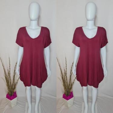 Imagem de Vestido Mullet Manguinha - nascimentomodas2020, Vinho, G