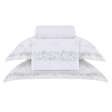 Imagem de Jogo de Cama King Gran Percal 200 Fios Buddemeyer Majestic 100% Algodão Penteado Estampado 4 peças