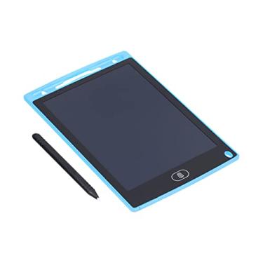Imagem de Crianças Escrevendo Tablets, Proteção para Os Olhos, Fácil de Transportar Portátil, Duração da Bateria, Ampla Aplicação, Com Exibição de LCD, para Desenhar Graffiti (Azul)