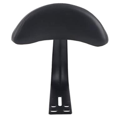 Imagem de Almofada de bicicleta universal para bicicletas elétricas e motocicletas PU de alto grau e aço inoxidável, preto