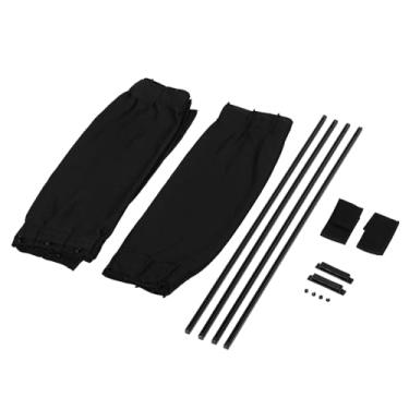 Imagem de Cortina de janela do carro GRCFUMO, tons de janela de carro ajustáveis, viseira de cortina para amamentação para amamentar, trocar de roupa, acampar (Black)