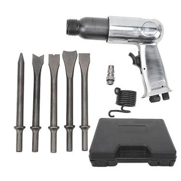 Imagem de Ferramenta de martelo pneumático GRCFUMO, kit de martelo de ar, ferramenta de perfuração de cinzel de ar, ferramenta de pá de martelo pneumático para reparo de carro, remoção de (Cano Médio de 190mm)
