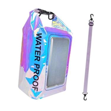 Imagem de simhoa Rolo de bolsa seco impermeável Top 5L Bolsa de flutuação FLOAT SACO AJUSTÁVEL de ANTERAGEM de ARMAÇÃO para DRIFTING SURFING SATMATH SWIMING PRAIA