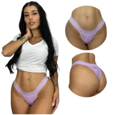 Imagem de kit 5 Calcinhas Tanga Fio Dental Toda em Renda - NoBrand, Variados, G