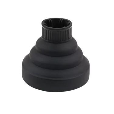 Imagem de Difusor de Ar Definidor de Cachos Universal Silicone Retrátil Profissi