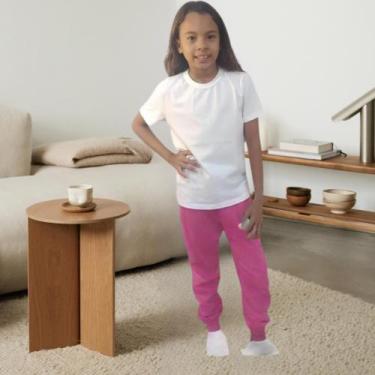 Imagem de Kit 5 Calças Moletom Flanelada Infantil Masculino Feminino Unisex - Va
