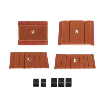 Imagem de Divisória de espuma divisória de 4 peças com fita mágica, alça adesiva acolchoada para bolsa de câmera, divisórias de inserções de bolsa