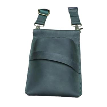 Imagem de Kokiya Bolsa de tesoura de cabeleireiro Scissor Scissor Shears Suporte de barbeiro Bolsa de bolsa de bolsa para estilistas Barbeiros mantendo a tesoura Combs, Verde Escuro