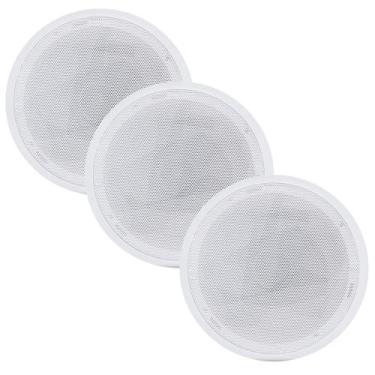 Imagem de 3 Caixas Acústicas De Teto Som Ambiente Arandela Embutir - ORION