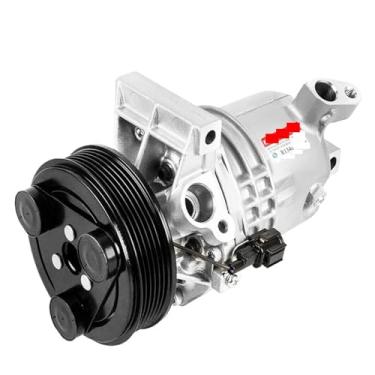 Imagem de Compressor de ar condicionado automotivo compatível com Nissan Versa Cube TIIDA GRAND LIVINA 1.8L 92600CJ73D 92600CJ73E 141068 2021683 92600CJ63A 57887 57887