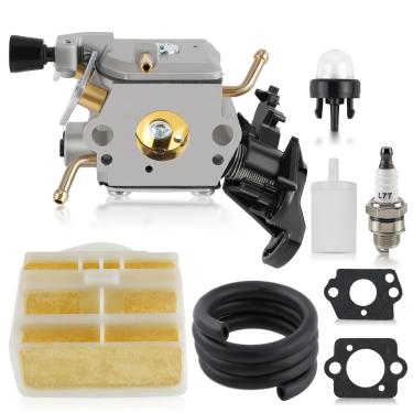 Imagem de Carburador Carbhub C1M-EL37B para Husqvarna 445 445E 450 450E motosserra a gás com kit de afinação de filtro de ar