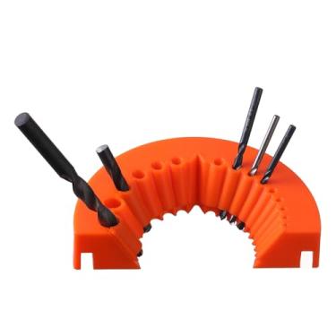 Imagem de A Fixação de Moagem de Broca, Material de Abdominais Resistentes Fácil de Operar e Portátil Twist Bits Sharpner para Torção de Carboneto de Aço de Alta Velocidade (laranja)