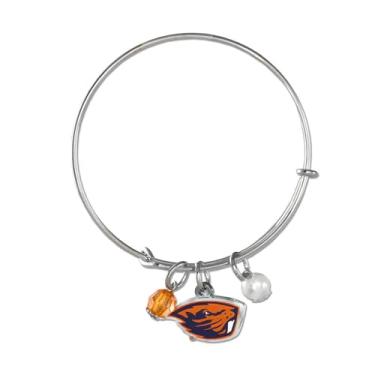 Imagem de Fan Frenzy Gifts Pulseira oficialmente licenciada pela NCAA College Braceletes | Ajustável até 20 centímetros | Joias de time universitário, 8 inches, Metal, Sem Pedra Preciosa