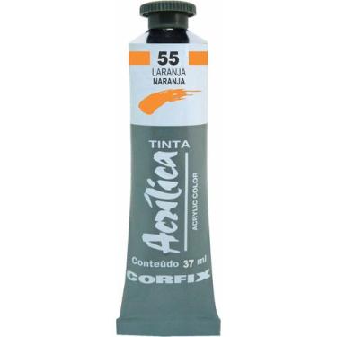 Imagem de Tinta Acrílica 37ml 055 Laranja Corfix, 055 - LARANJA