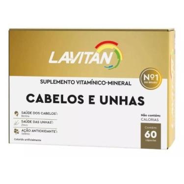Imagem de Lavitan Cabelos Unhas Suplemento Alimentar 60 Capsulas