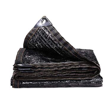 Imagem de MTYLX Folha de lona de cobertura impermeável, rede de guarda-sol, pano de sombra, densidade líquida de 6 pinos, 90% de sombreamento, cantos reforçados, resistente a rasgos, rede de isolamento de