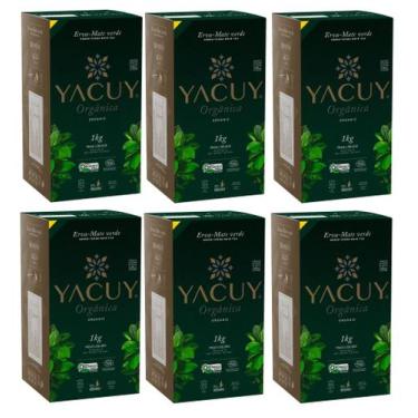 Imagem de 6 Erva Mate Chimarrão YACUY ORGÂNICA VÁCUO S/GLÚTEN 1kg