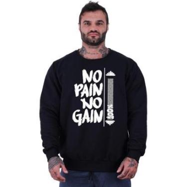 Imagem de Blusa Moletom Basic MXD Conceito Sem Touca Treino De Academia Moda Fitness-Masculino